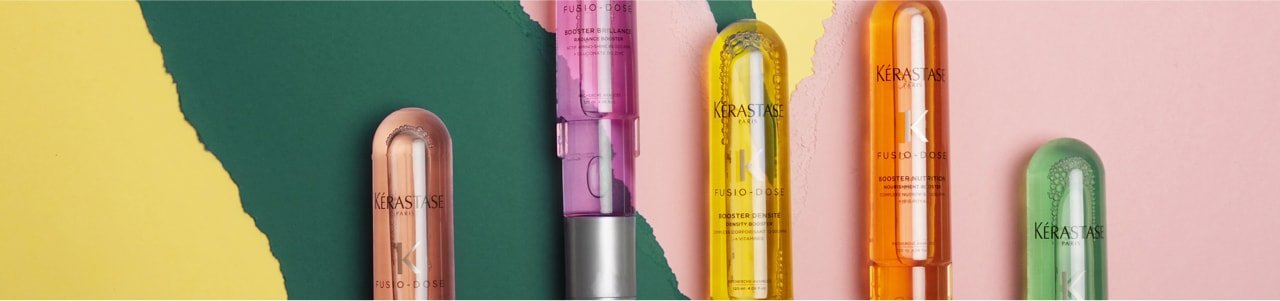 Hero banner illustration for Fusio-Dose Article Kérastase