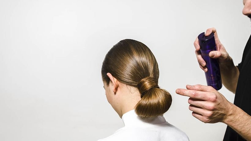 Illustration for Wrapped Chignon Tutorial Kérastase
